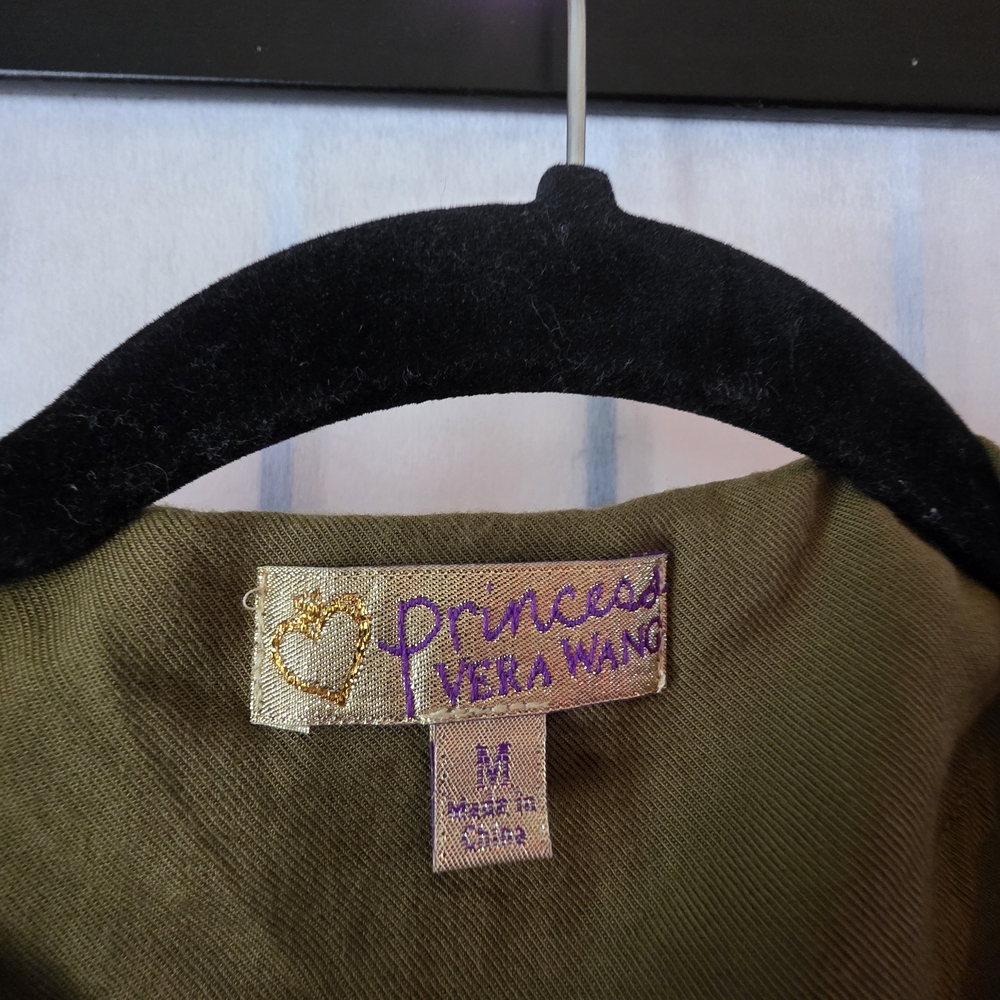 Princess Vera Wang Olive Green Top